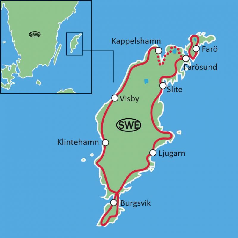 Map Gotland